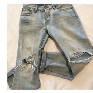 Levi’s 501s light blue